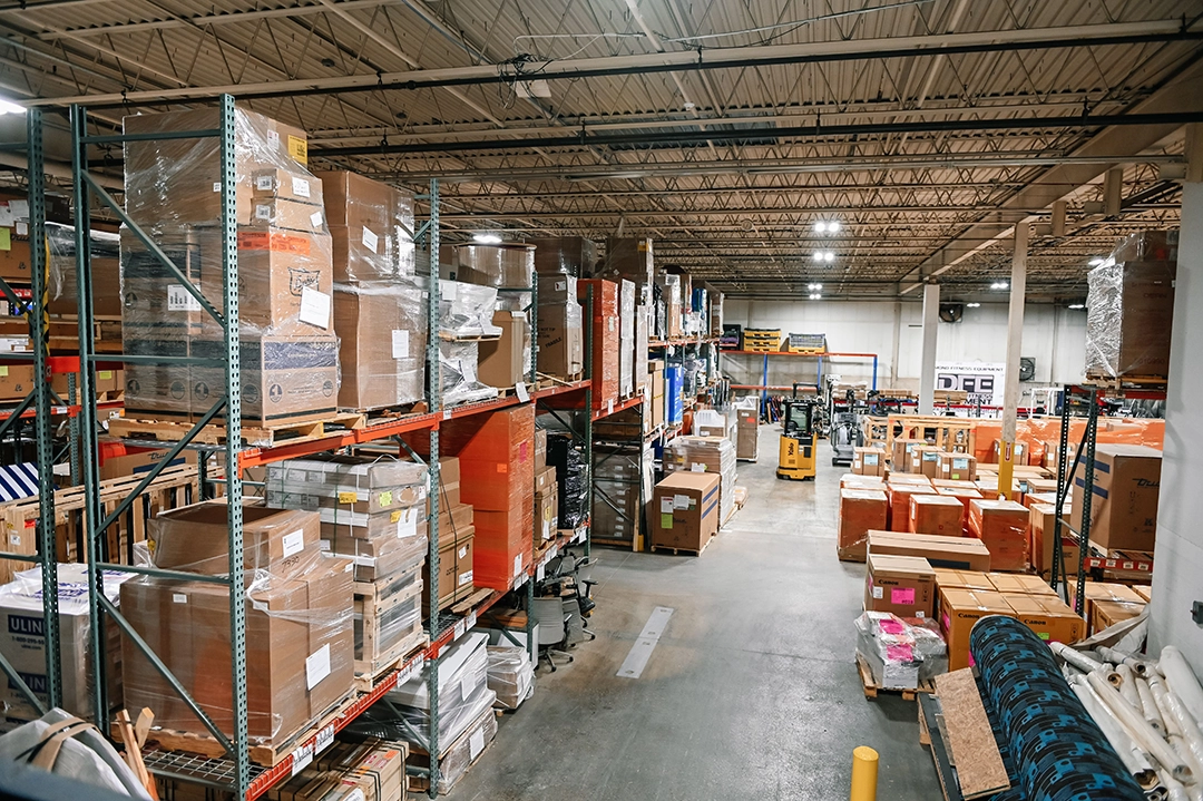 Secure warehouse storage facility